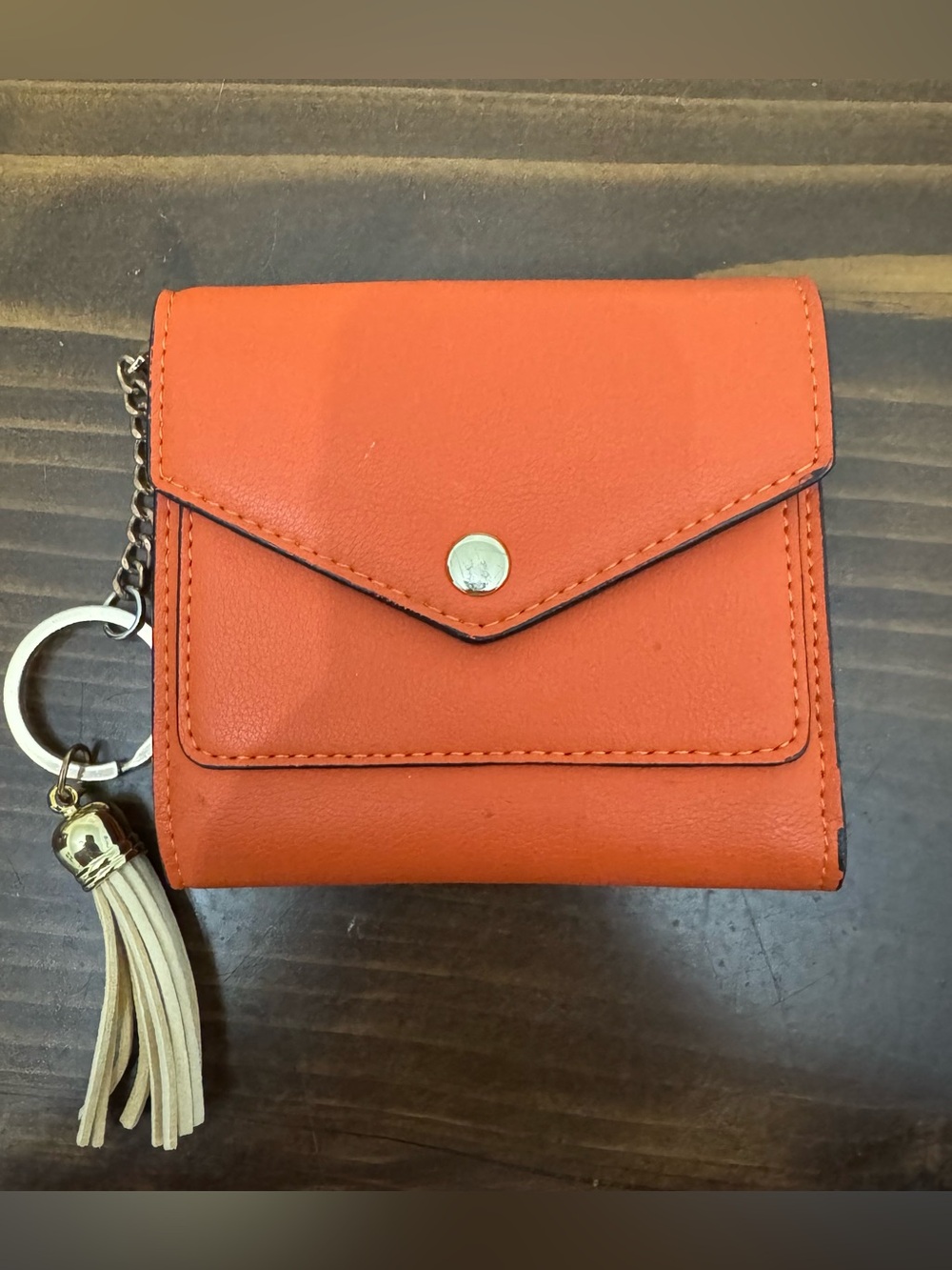 Faux leather wallet